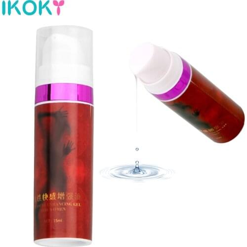 IKOKY 15ML Sex Drop Orgasm Lubricant Woman Vagina Tighten Gel Stimulant Increase Climax Spray Libido Enhancer Exciter Intense