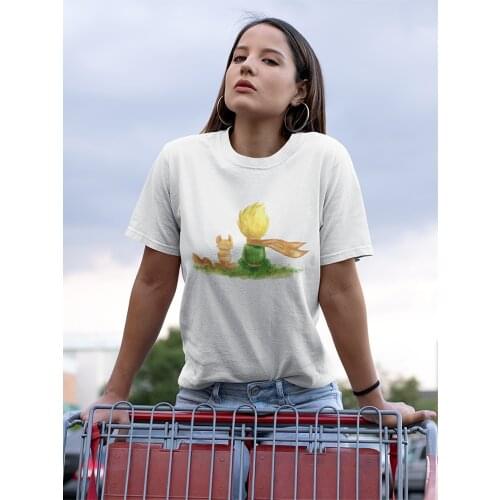 Little Prince French Classic Fairy Tale Vogue Printed T Shirts Womens Tops Summer Casual Short Sleeve Ropa Tumblr Mujer Dropship