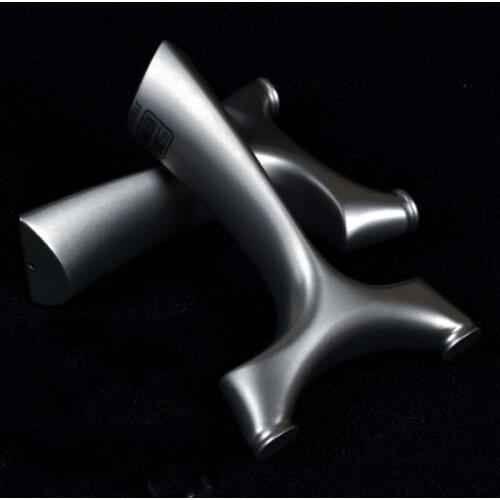 Powerful Titanium Alloy Slingshot With Flat Rubber Band Outdoor Hunting Shooting Sling Shot Catapult Precision For Adults Games