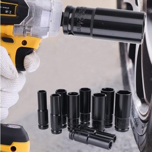 Electric Sockets Wrench Set Shock Heads For 1/2 Drive Adapter Spanner Impact Screwdriver Hex Wrench Socket Key Car Repair Tools