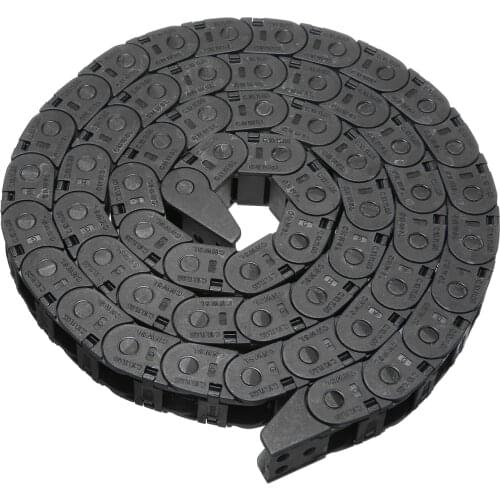 Nylon Cable 10*11mm Mini Energy Chain Nylon Drag Chain CNC 3D Printer Tank Chain 1m Long For Small CNC Machines Tools