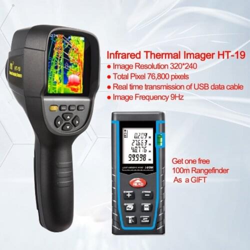 Water Leakage Detection of Infrared Thermal Imaging Camera HT-19 High Precision and High Resolution Floor Heating Leak Detector
