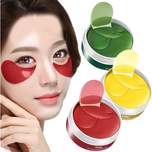 60/90Pair Collagen Eye Mask Gel Eye Patches for Eyes Care Face Masks Remover Dark Dircles Bag Eye Patch Under Pads Face Mask