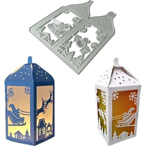 Metal Cutting Stencils Christmas Box Cutting Dies Embossing For Scrapbooking Photo Album Paper Card Design DIY Making Tools
