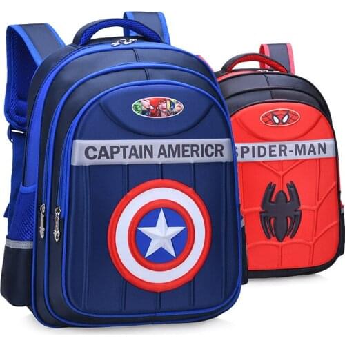 3D Cartoon Spider Backpacks For Boy Kids Primary School Bag Waterproof Schoolbag Children Big Capacity Bookbag Satchel Knapsack