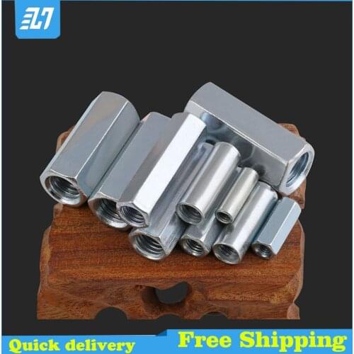Hex Round Female Standoff Metric Thread Hexagon Pan Bolt Coupling Nut M4 M5 M6 M8 M10 M12 M14 M16 M18 M20 M22 Zinc Plated White