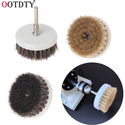 OOTDTY 60mm Drill Powered Scrub Heavy Duty Cleaning Brush With Stiff Bristles Tools