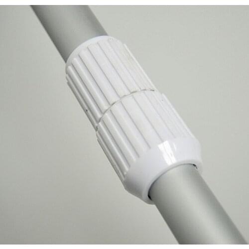 25-28mm Telescopic rod connector head handle lever single tube telescopic two way straight through plastic parts clothes hanger