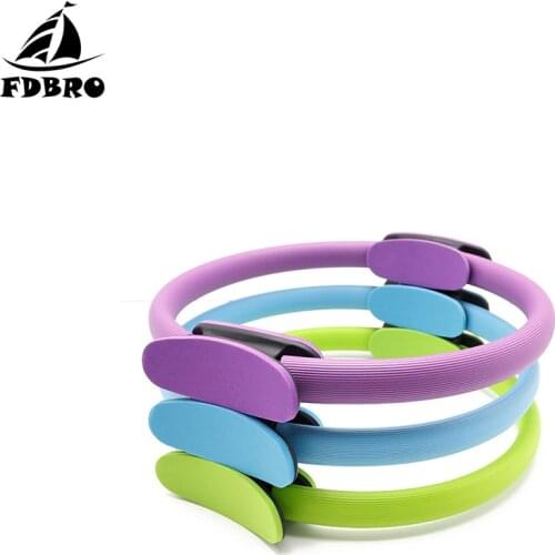 38Cm Yoga Pilates Circle Universal Exercise Equipment for Women Girls Exercise Accessories for Workout Gym Home 6 Color