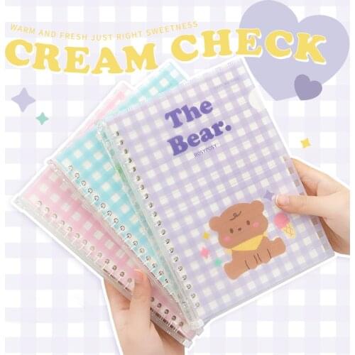 A5 Cute Cartoon Animal Lined Paper Loose-leaf Notebook binder Journal Student Scrapbooking Removable coil book School Supplies