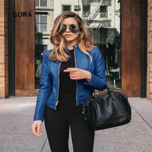 Vintage Street hipster woman Blazers spring autumn long sleeve zipper slim fit fashion office lady coat top work wear