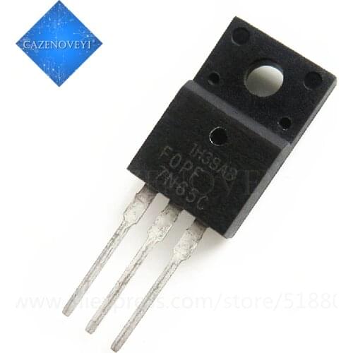 10pcs/lot FQPF7N65C 7N65C TO-220F In Stock
