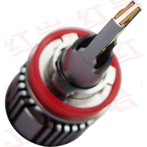 2PCS H1 single lamp car modification LED headlight X6 series CSP chip 48w color temperature 6000K waterproof grade IP68