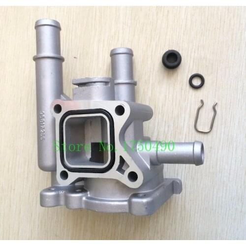 2pcs/lot) Engine Coolant Aluminum Thermostat Housing Cover Shell Metal case for Chevrolet Cruze Epica Hideo 96817255;96984103