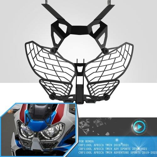Motorcycle Accessories Headlight Grille Protector Guard Cover For HONDA CRF1100L AFRICA TWIN CRF 1100L ADV SPORTS 2019 2020 2021