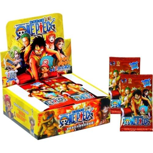 Anime Collection Card Luffy Zoro Sanji Nami ONE-PIECE Card New Edition Collectible Cards 18/36pcs/Pack Cartoon Childrens Gift