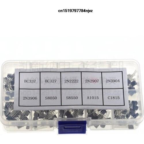 BC337 BC327 2N2222 2N2907 TO92 200PCS