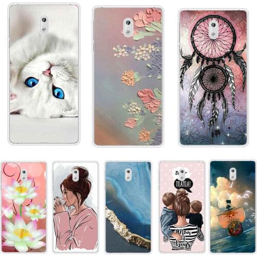 Case for Nokia 3 case cover soft tpu silicone phone housing shockproof Nokia 3 Coque bumper cute cat