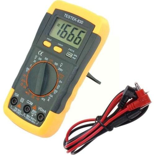 A830L 830L TESTEK-830 Auto Digital Range Multimeter Voltage Current Resistance tester Tester S6B8