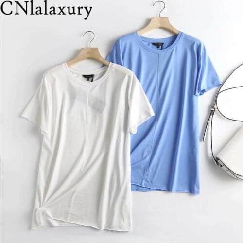 Женские свободные футболки Cnlalaxury China At AliExpress