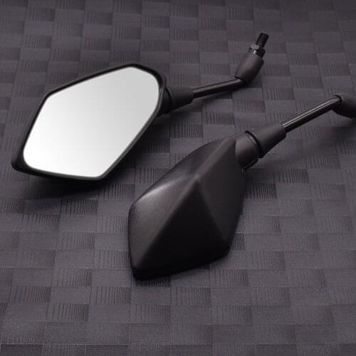 Quality Motorcycle Mirror Carbon Fiber White Glass Rearview Mirrors For Honda CBR1000RR CBR900RR fireblade CBR1100XX BLACKBIRD