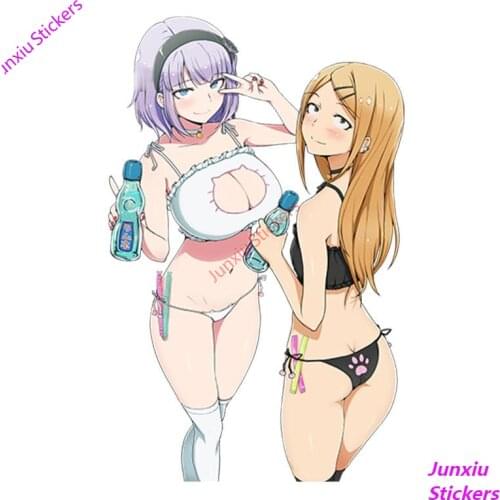 Beautiful Graphics Dagashi Kashi - Endou Saya Anime Sexy Hot Girl Vinyl Car Sticker for Bumper Window Laptop Decal KK13*9cm