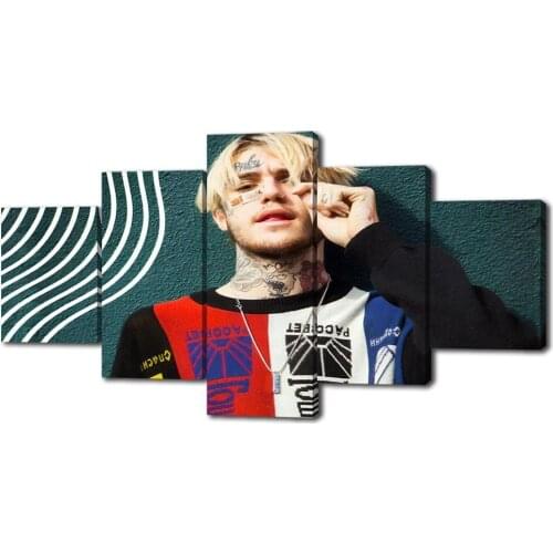 No Frame Wall Art HD Prints Canvas Painting Rapper Hip Hop Lil Peep Pictures Nordic Modern Poster for Living Room Home Decor