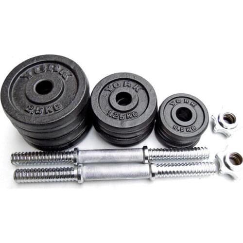 Fitness Equipment Paint Dumbbell 20kg Household Dumbbell Set Gift Box Slip-proof Gym and Exercise Equipment Workout