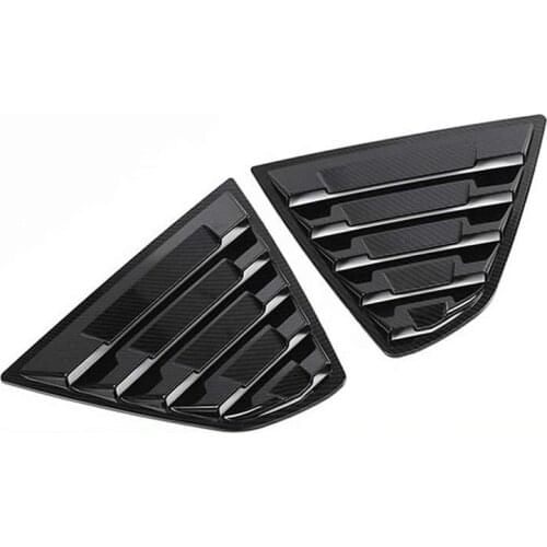 For Toyota Camry 2018-2021 Car Rear Side Window Louvers Air Vent Scoop Shades Cover Blinds Trim Accessories