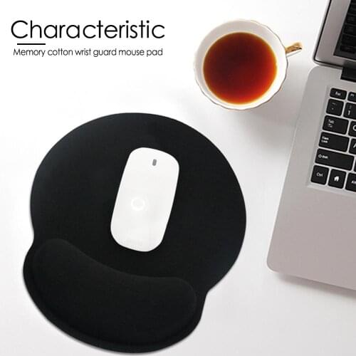 Durable Mouse Pads Portable Delicate Design Ergonomic Mouse Pad Non-slip Streamline Wrist Rest Support Mat Computer Mousepad