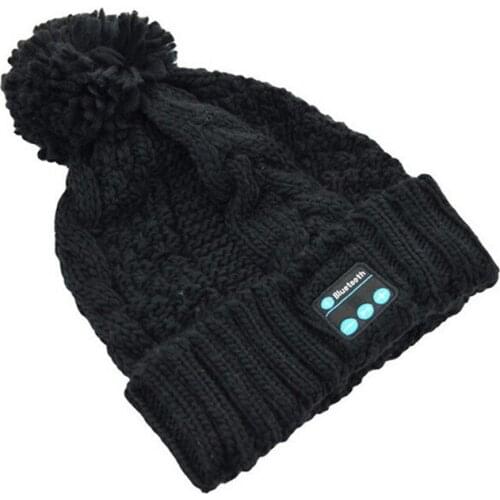 Christmas gift ! Beanie Hat Phones Wireless Bluetooth Earphone Smart Headset Speaker Mic Winter Outdoor Sport Stereo Music Hat