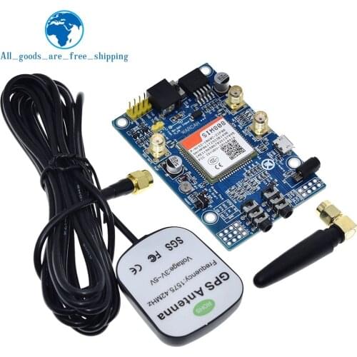 SIM808 instead of SIM908 module GSM GPRS GPS Development Board IPX SMA with GPS Antenna available for Raspberry Pi for arduino