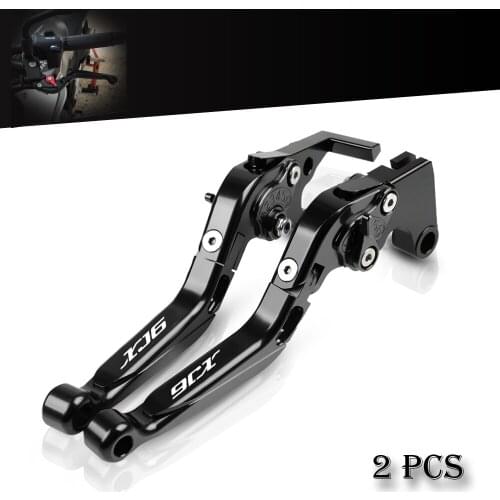 For YAMAHA XJ6 DIVERSION 2009-2015 10 11 12 13 14 Motorcycle Accessories Folding Extendable Brake Clutch Levers Logo XJ6
