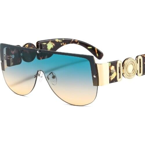 2021 Trending Luxurious Ladies Sunglasses Rimless Fashion Designer Sun Glasses For Men And Women Vintage Style UV400