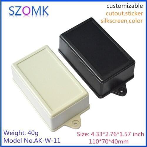Szomk Diy Enclosure Electronics Plastic Box Instrument Enclosure (20 Pcs) 110*70*40mm Small Enclosure Project Box For Pcb