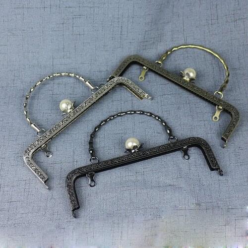 20.5cm metal frame for purses girl bag mouth golden clasp accessories 3pcs/lot