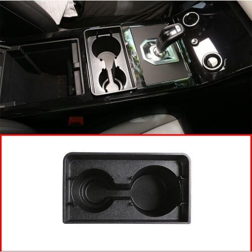 Car Accessories For Range Rover Evoque L551 2019-2020 ABS Plastic Black Cup Holder Widened Storage Box Car styling
