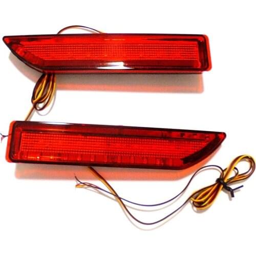 July King Car LED Brake Light + Night Driving Light Case for Honda Molibio, LED Rear Bumper Warning Light, 1 set /lot