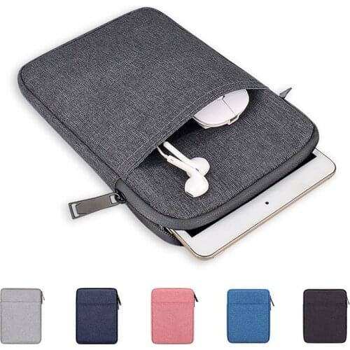 Tablet Liner Sleeve Pouch Bag for iPad Air 1 2 Pro Mini 1 2 3 4 5 6 Cover for 7.9-10.8inches Tablet Protective Bag
