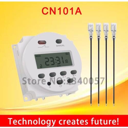 CN101A LCD time switch 12V 24V 110V 220V Time Relay Street lamp billboard power supply timer without water proof box
