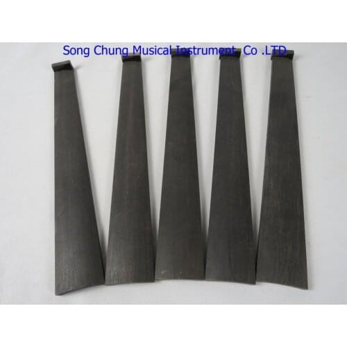 1pcs undyed black 17" viola indonesia ebony fingerboard