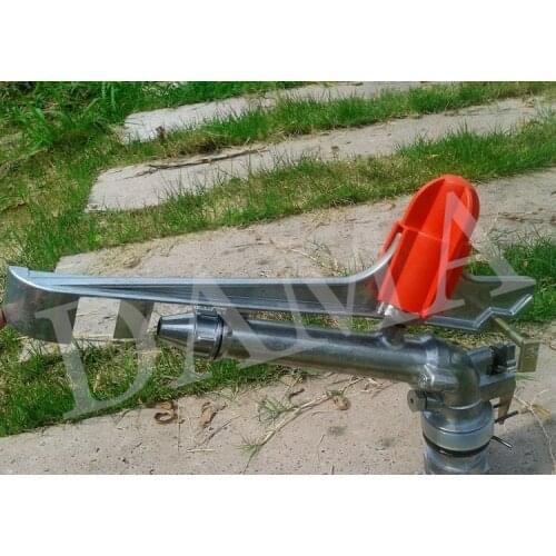 Hot Sale! 1.5" DN40 zinc Alloy 360 gear drive spray gun nozzle 360 Adjustable angle Agricultural field Sprinklers