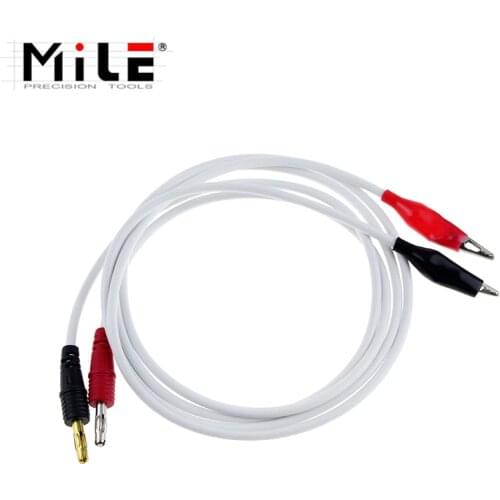 Mile Power Supply Output Cable Connecting Line 10A Banana Plug Alligator Clip For Cell Phone Repair Tools