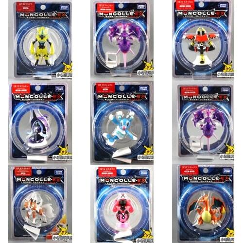 Pokemon SP ESP Blastoise Charizard Mega Magearna Solgaleo Tapu Fini Bulu Lele Zeraora Brionne Dartrix Ditto Figure Collection