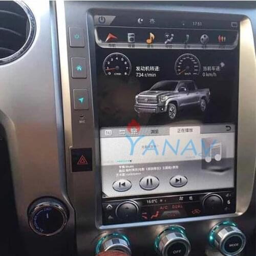 PX6 Tesla GPS navi multimedia player tape recorder For Toyota Tundra 2014-2019 Android 2din car radio audio receiver head unit