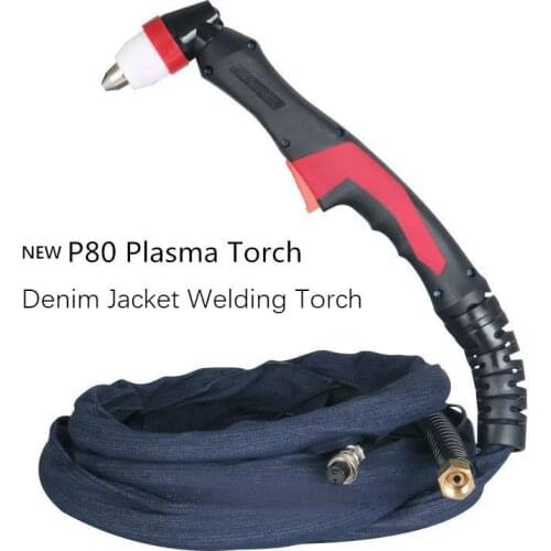NEW P80 Plasma Torch 16Feet 5M Plasma Cutter/cutting Machine Accessories Torch Complete Head/Air Cooled Plasma Cutting100A 120A