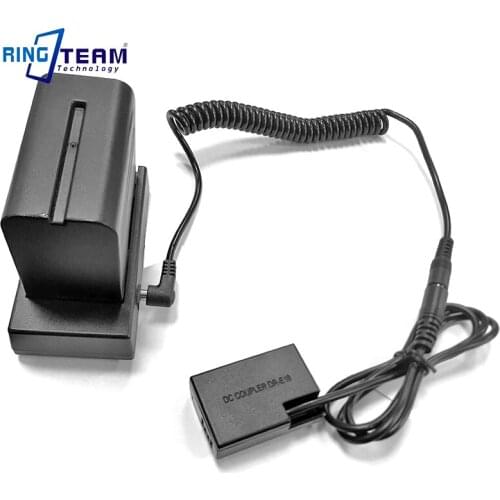 NP-F970 F750 Battery Holder Mount Plate + DRE18 DC Coupler for Canon Camera EOS RP 77D 200D 750D 760D 800D Kiss 8000D X8i Rebel