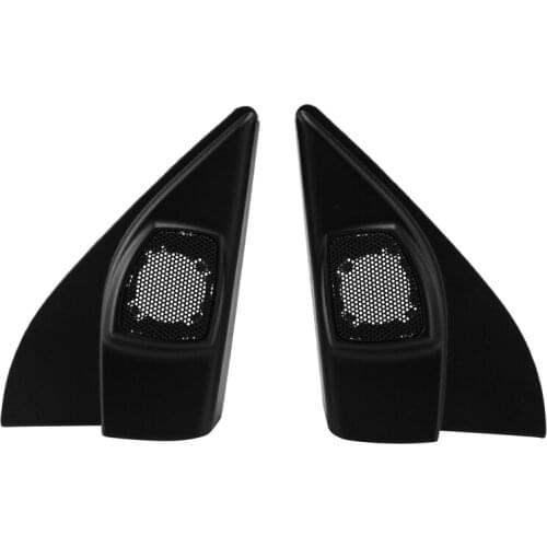 Car Door Panel Audio Horn Cover Tweeter Triple-Cornered Speaker Loudspeaker Cover Trim For Nissan March 2011