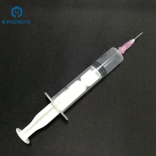 Solder Paste Adhesive Glue Liquid Dispenser With 5pcs Squeeze Tube Syringe Needle For Rework Soldering And Desoldering Repairs
