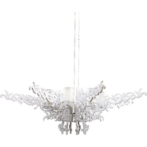 Wonderland Modern Chandelier Milan Angel Wings European Elegance Lamp White Dia100cm G9 Lighting 110V/220V 2016 New Hot PLL-8